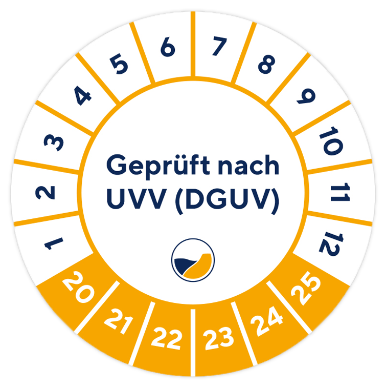 Siegel UVV geprüft