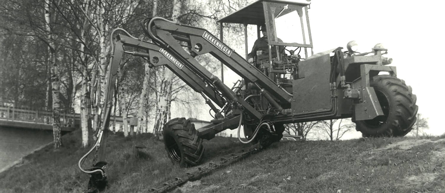 Berky Böschungsmäher Historienbild