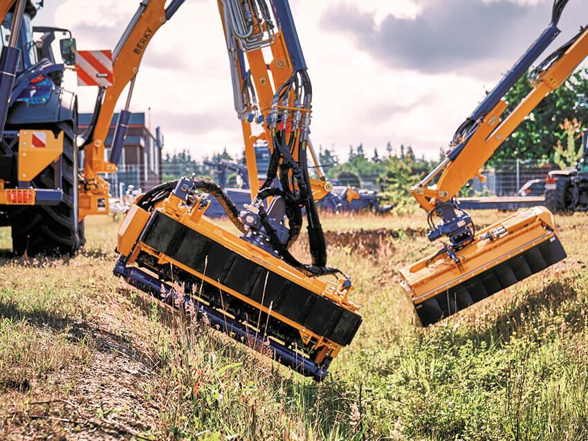 Mulcher mit Räumband