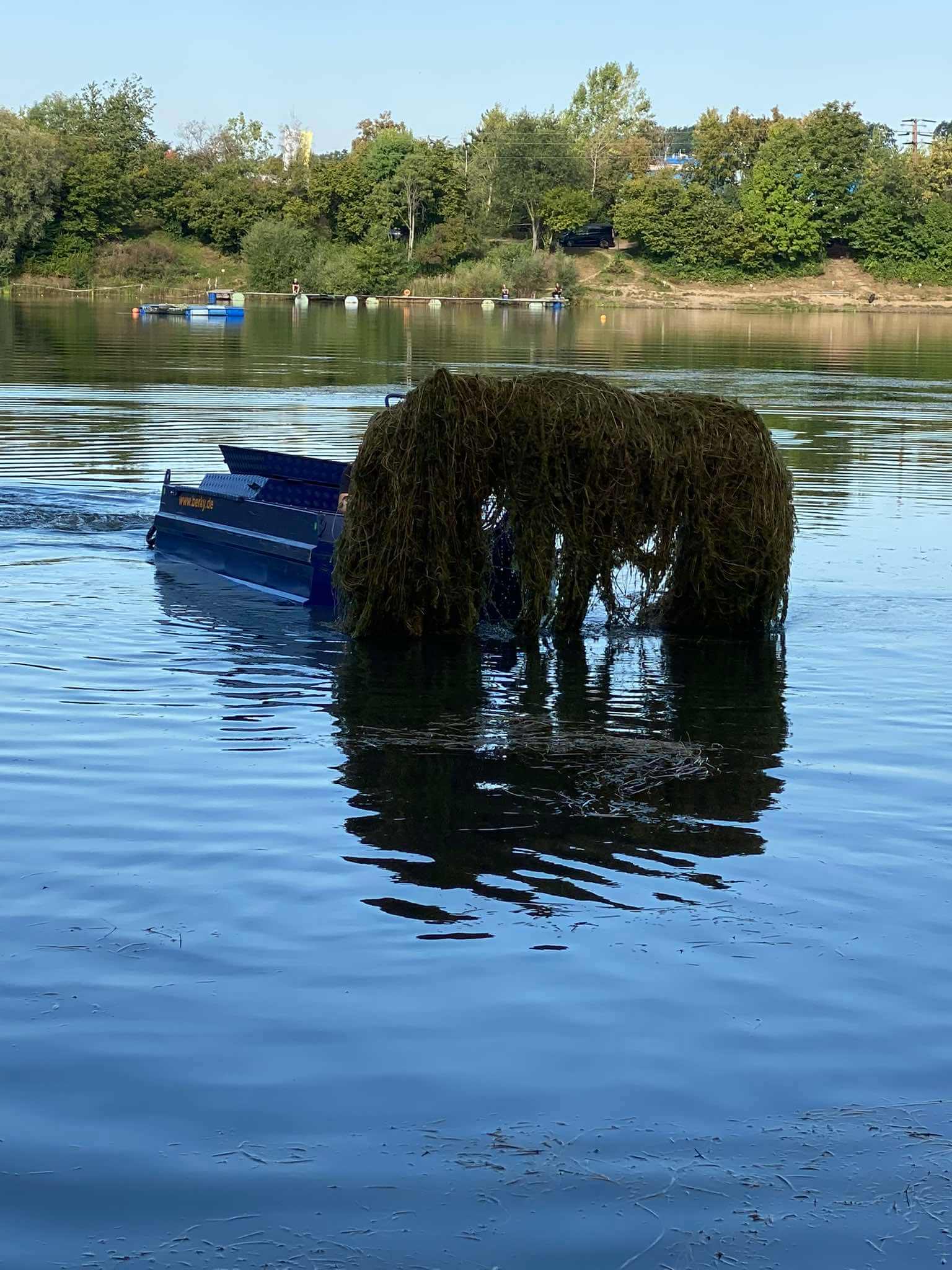 Angelsee Oker Gewässerpflege